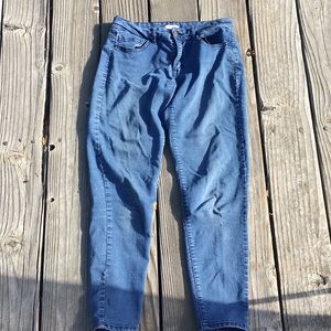 forever 21 dark blue jeans